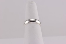Sterling Silver 5mm Solid Rounded Thick Band Ring 925 Sz: 6