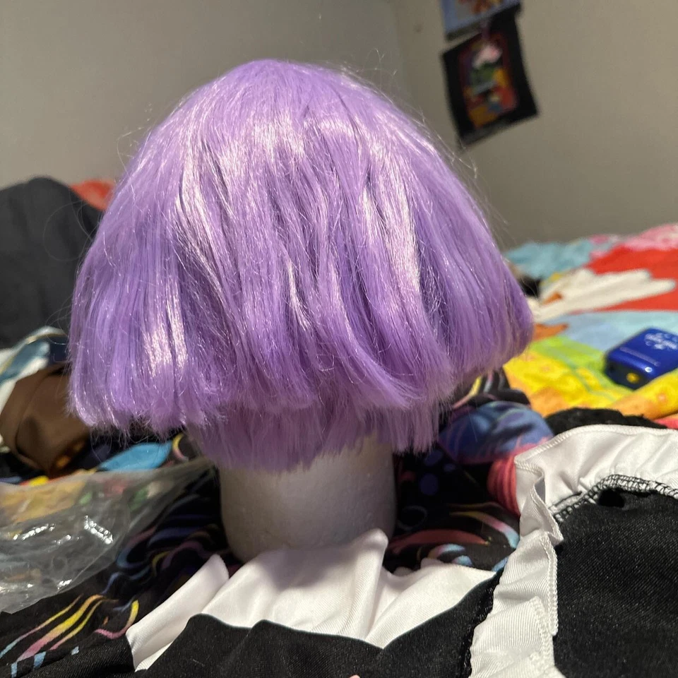 Peluca cosplay Tohru Kunikida mentiroso mentiroso videojuego Foto 3 de 4