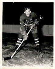 PF6 Original Photo BEN SWARTHOUT 1947-48 NEW YORK ROVERS EHL ICE HOCKEY CENTER