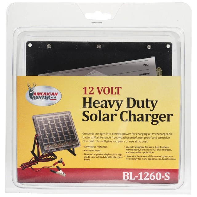American Hunter 12V Solar Charger (BL-1260-S)