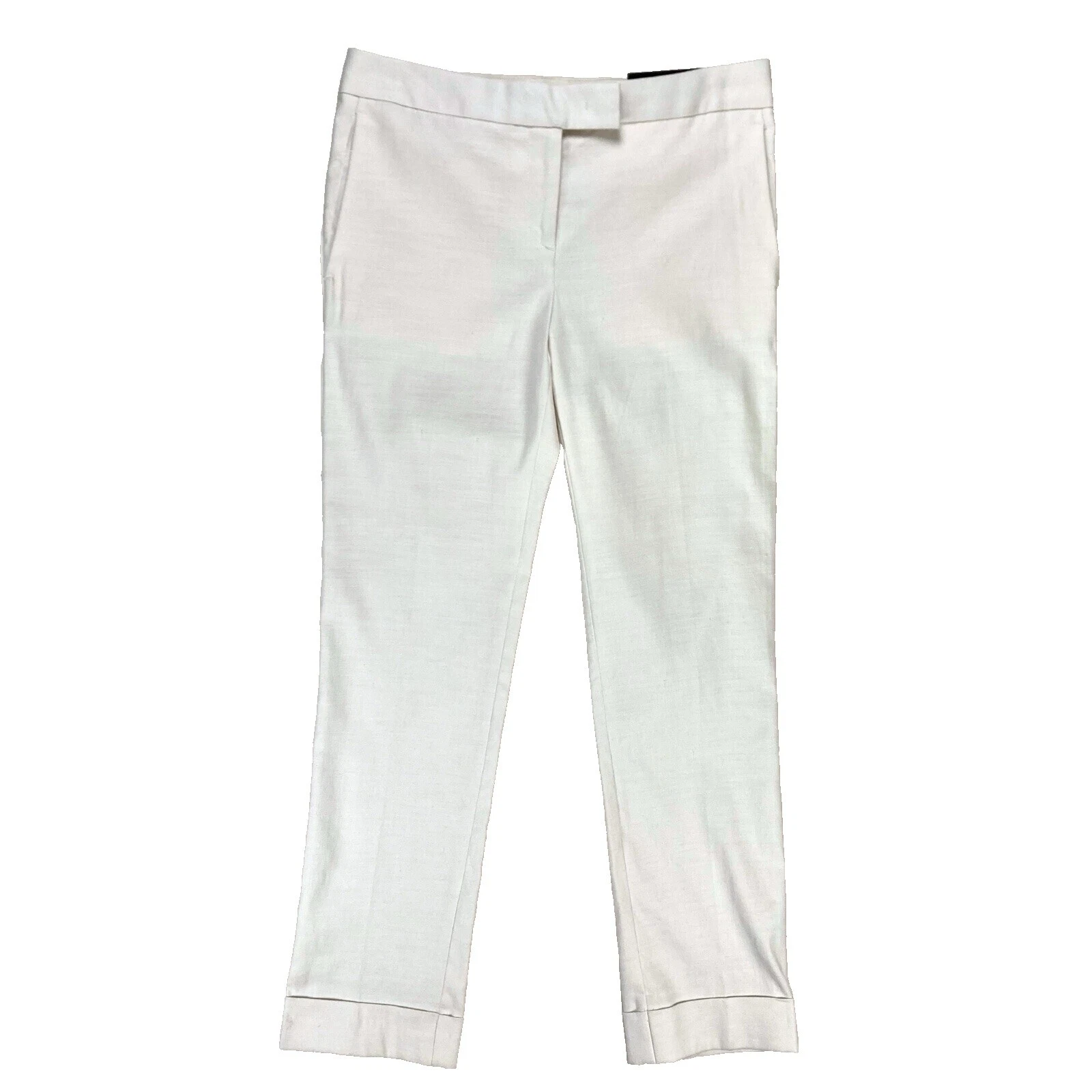 Ann Taylor White Linen Pants for Women