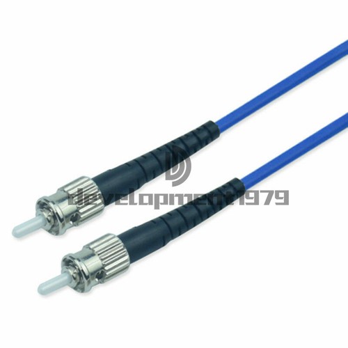 ST to ST UPC Fiber Patch Cord SM Simplex 3.0mm Armored Fiber Optic Cable 30M - Picture 5 of 7