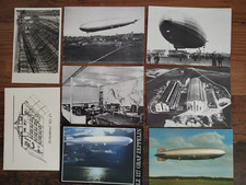 LZ 127  K1 Lot Sammlung 8 x Postkarten davon 2x farbig un/gelaufen 80er Zeppelin