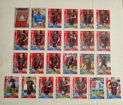 Match Attax Bundesliga 18/19 Bayer Leverkusen Team Set 25 Karten 2018/2019