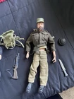 2pc Vintage 1960/70s GI-Joe Action Figure Clothes Backpack Rifle Knife Hat