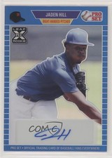 2021 Leaf Pro Set Metal 1989 Blue Rainbow 10/35 Jaden Hill #PA-JH1 Auto 0w7