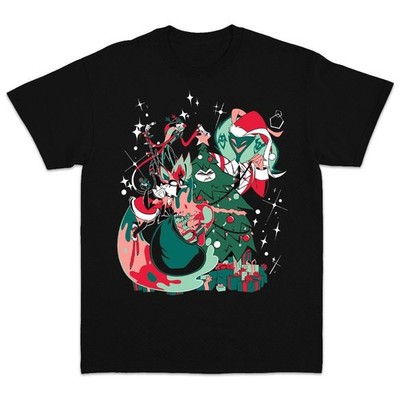 Helluva Boss Funny Christmas Graphic T Shirt Gift for fan S-5XL
