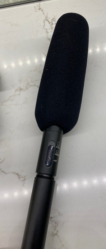 AUDIO-TECHNICA ATR6550 Condenser Shotgun Microphone TESTED 3.5 mm + 2nd MIC TOO!