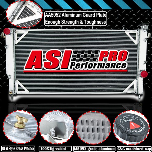 ASI 3 Row Aluminum Radiator For 1994-2002 Dodge Ram 2500 3500 5.9L Turbo Diesel