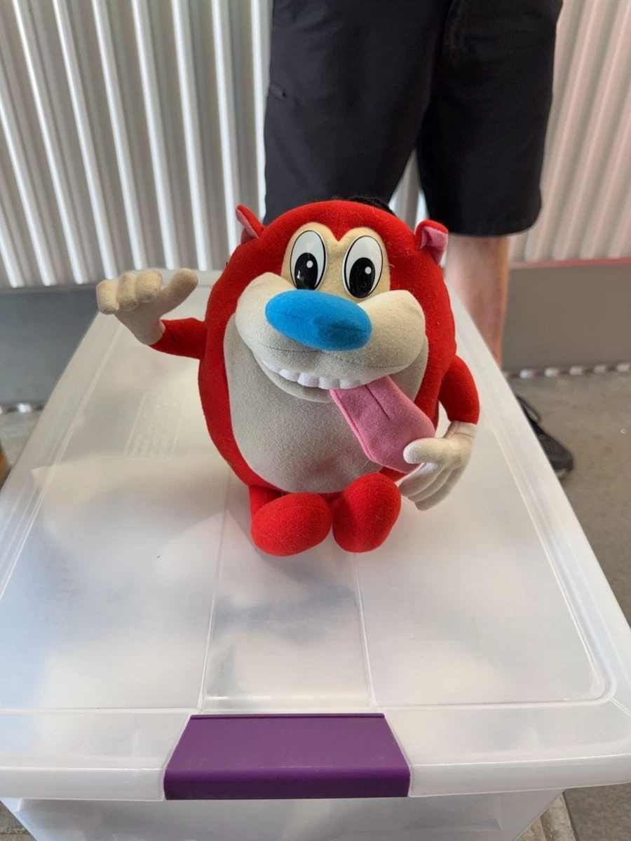 Mattel Ren & Stimpy Plush Cartoon & TV Character Action Figures
