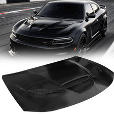 Fits 15-23 Dodge Charger Srt Hellcat Redeye Style Aluminum Front Hood Scoop Vent