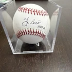 Yogi Berra Signed Baseball HOF 72 New York Yankees Autographed Original