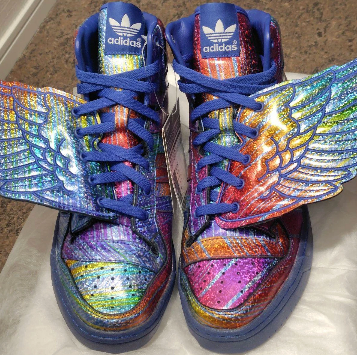 adidas × Jeremy scott Wings Rainbow 28cm Adidas Js Wings 1 Jeremy Scott Rainbow for sale | eBay