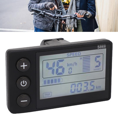 24V/36V/48V/60V S886 Écran LCD pour Vélo Électrique + Contrôleur à Onde Sinusoïdale 36V 350W Accélérateur à Pouce 1529