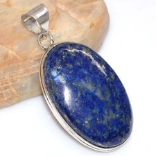 Lapis Lazuli 925 Silver Plated Pendant 2