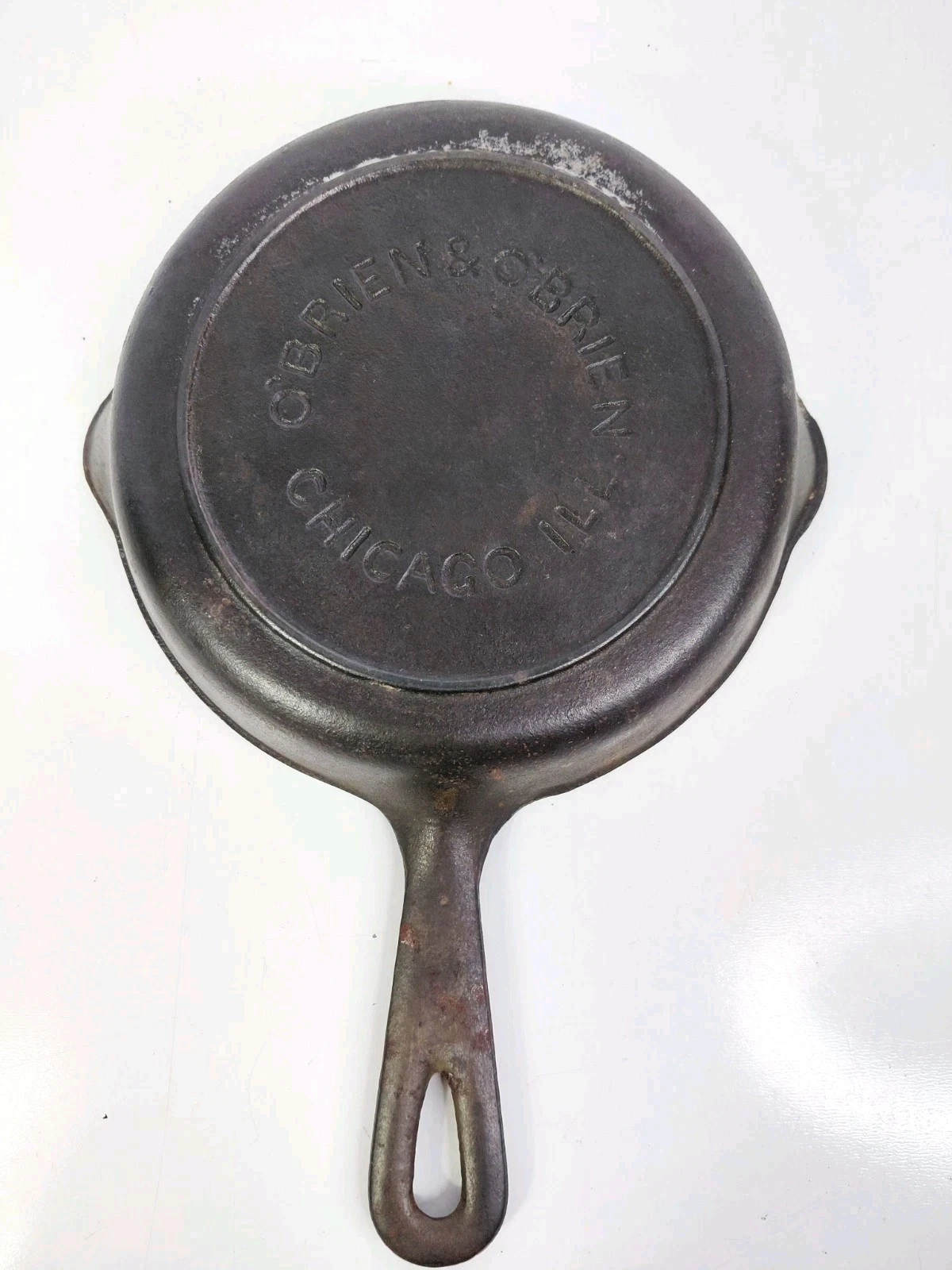 Vintage O'Brien & O'Brien No.3 Cast Iron Skillet Frying Pan Chicago Ill.