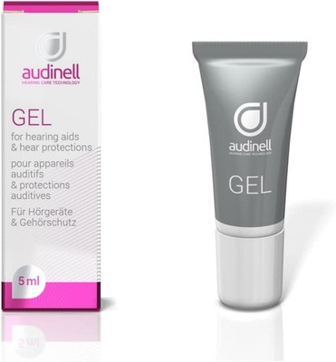 2x audinell 5ml  Gel- erleichtert einführen und entfernen Hörgeräte, Hörhilfe