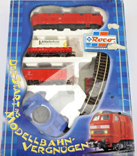 Roco 41124 H0 Start-Set Güterzug Diesellok 215 129-8 DB Ep. V Mängel Fehlteile
