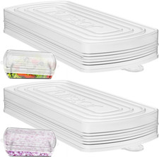 Silicone Stretch Lids for  Choppers & Mandoline Slicers – Reusable Food Covers f