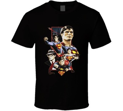 Superman Movie Comics t-shirt Christopher Reeve Clark Kent t-shirt