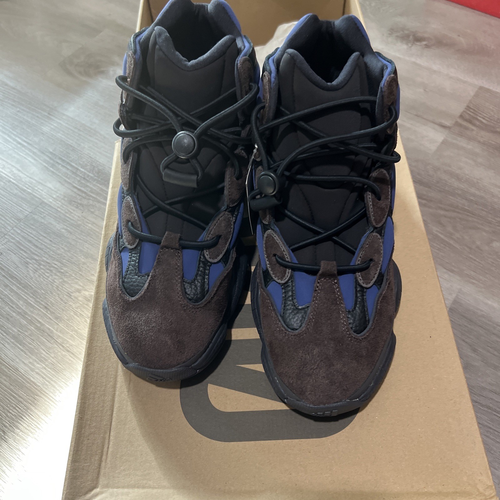 Size 10.5 - Adidas Yeezy 500 High Tyrian