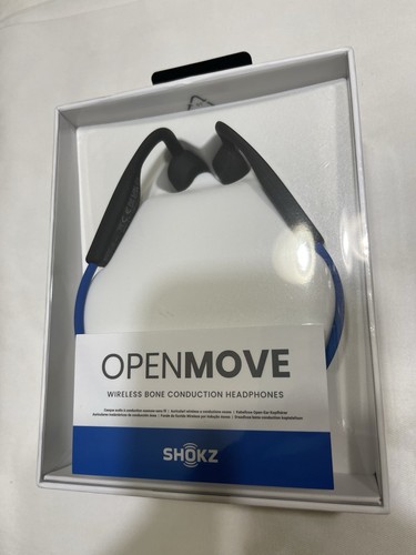 Shokz OpenMove Bluetooth Wireless Open-Ear Headphones - Blue (S661-ST-BL-US)