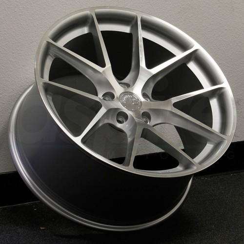 Aodhan AFF7 20x10.5 5x112 35 Silver Machined Wheels(4) 66.6 20" inch Rims - Picture 3 of 5