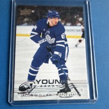 Upper Deck Series 1 Young Guns Jacob Quillan #241 Toronto Maple Leafs 2025-26