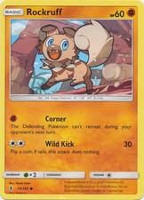 Rockruff - 73/145 - Common (Near Mint) Guardians Rising - Fighting Pokémon