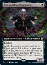Tivash, Gloom Summoner (Extended Art) - Light Play MTG Commander 2021 Strixhaven