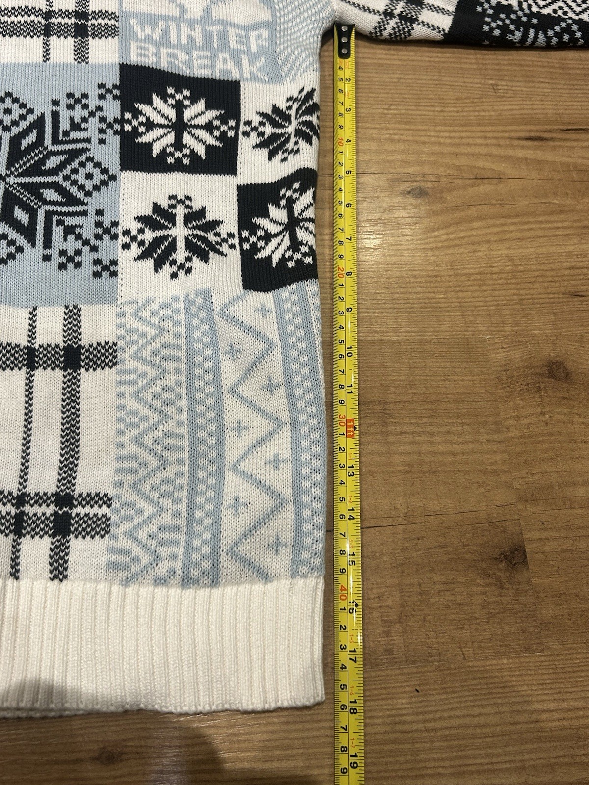 Pull&Bear Winter Break Patchwork Snowflake Knit J… - image 8