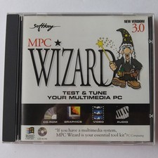 SoftKey MPC Wizard 3.0 CD-ROM PC Diagnostic Test  Tune Windows 3.1
