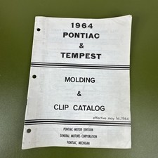 Oem 1964 Pontiac Molding Clip Catalog Pontiac Tempest Oem 1964 Pontiac Molding Clip Catalog Pontiac Tempest