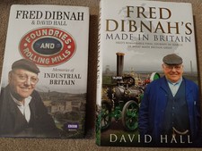 Two Fred Dibnah Books Hardback Good Used Condition Made In Britain
