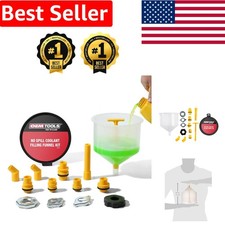 Translucent 15-Piece Coolant and Oil Funnel Set for Easy Vehicle Maintenance