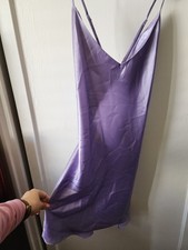 Victoria Secret Lavender Slip With Robe Xl