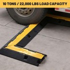 YesSources U-Turn Corner 1-Channel Cable Protector Ramp Heavy Duty Rubber Cord — photo 3
