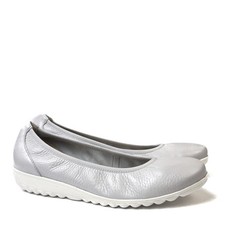 CAPRICE MEDIUM HEEL BALLET SHOES ULTRA FLEXIBLE DEERSKIN LEATHER