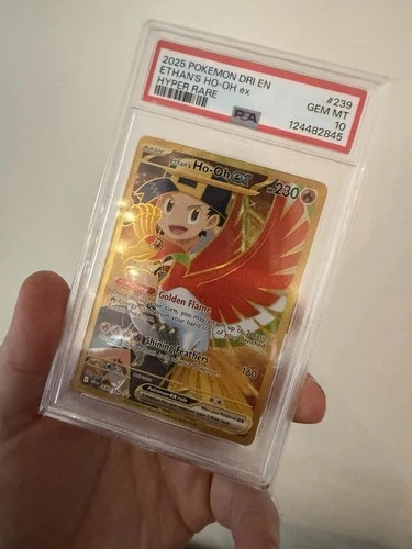 PSA 10 Ethan’s Ho-Oh ex 239/182 Hyper Rare 2025 Pokémon Destined Rivals GEM MINT
