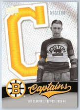 DIT CLAPPER 2023-24 UD BOSTON BRUINS CENTENNIAL CENTURY NO 164 #016/100   96018