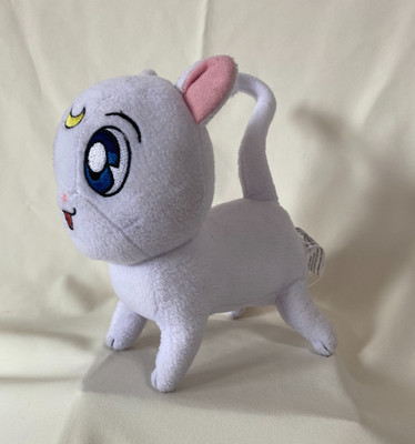 Sailor Moon Great Eastern Entertainment Artemis Kitty Cat White Plush 7  (R6)