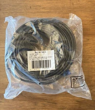 Maximm 150FT Cat6 UTP Outdoor LAN Cable Heavy Duty 24AWG Black Plus Ties