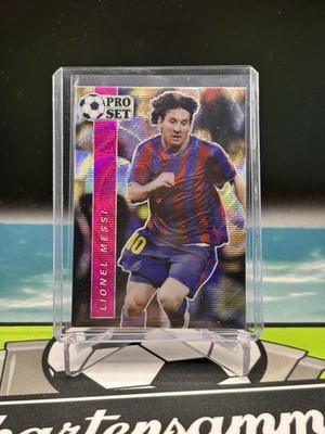 2021 LEAF Pro Set Metal Soccer Trading Card Lionel Messi /30 FC Barcelona S-03