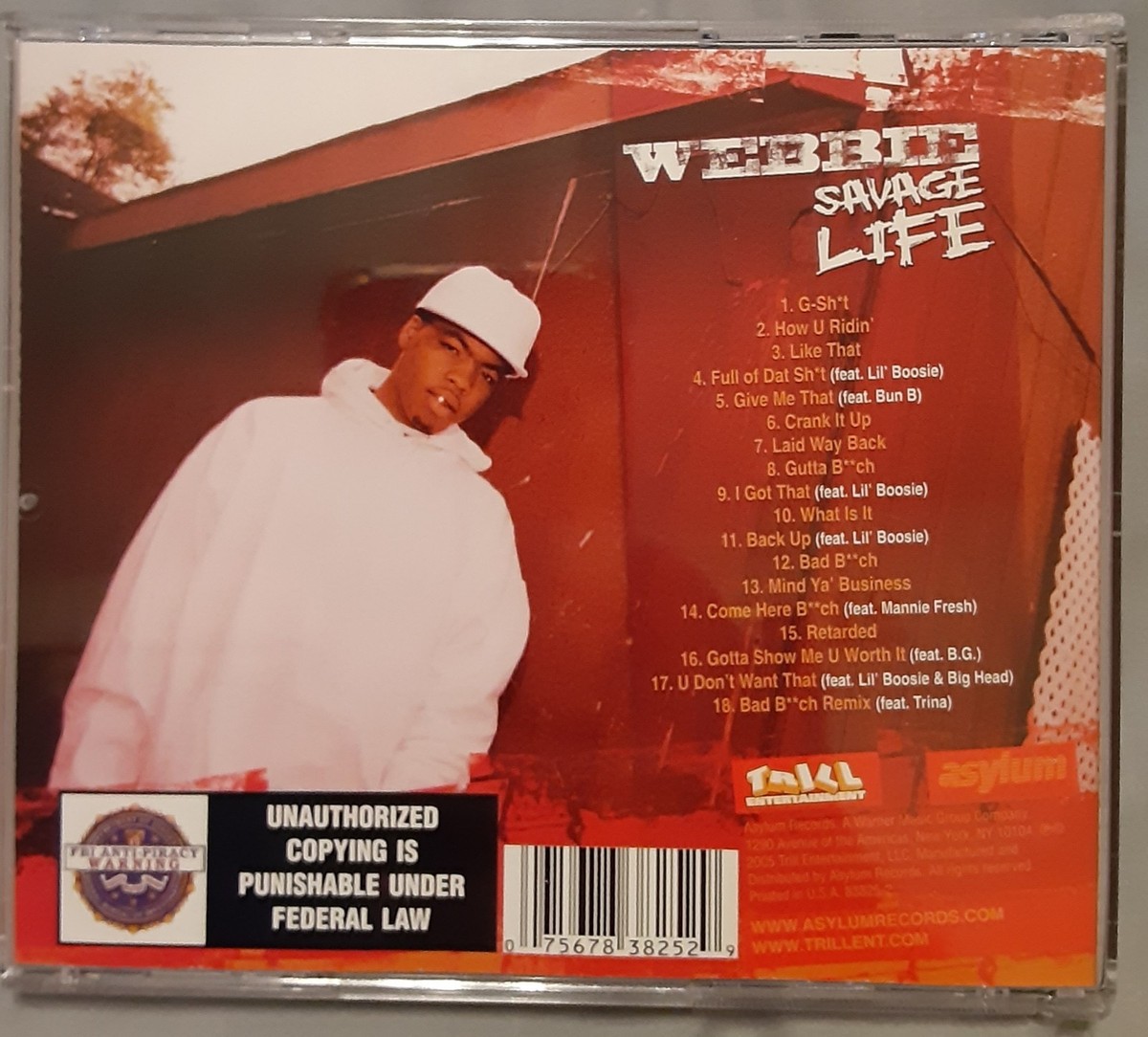 Savage Life by Webbie (CD, 2005) B.G UGK Boosie MINT 75678382529| eBay