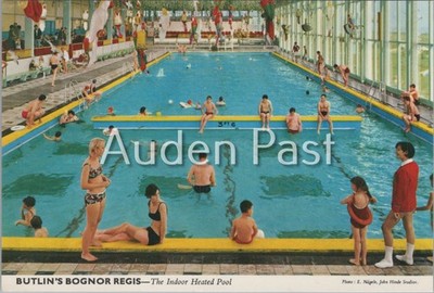 Butlin's Bognor Regis beheiztes Hallenbad John Hinde Postkarte 1960er