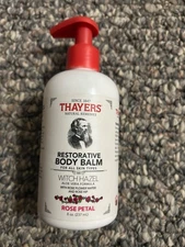 Thayers Restorative Body Balm Witch Hazel Rose Petal 8 oz