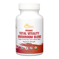 Worldwide 2 X Dr. Botanical Health Total Vitality Mushroom Capsules - Organic
