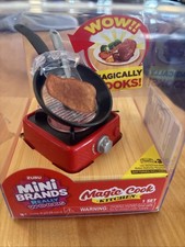 Zuru Mini Brands Really Works Magic Cook Kitchen STEAK WITH FRYING PAN New