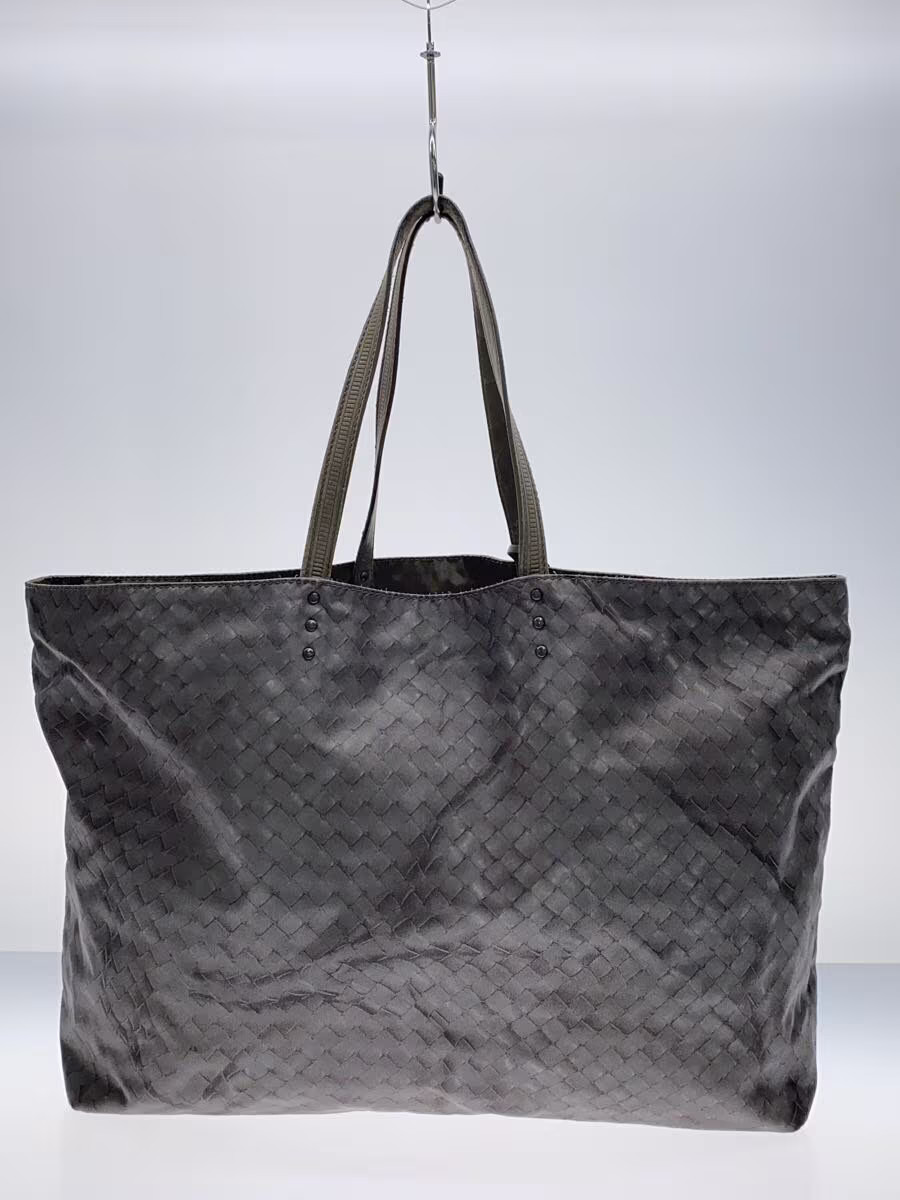 BOTTEGA VENETA Intrecciato Tote Bag Nylon GRY All-over Pattern B00674740Y thumbnail 3