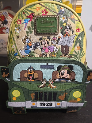 Loungefly Disney Mickey & Friends Jungle Safari Adventure Mini Backpack (BNWT)